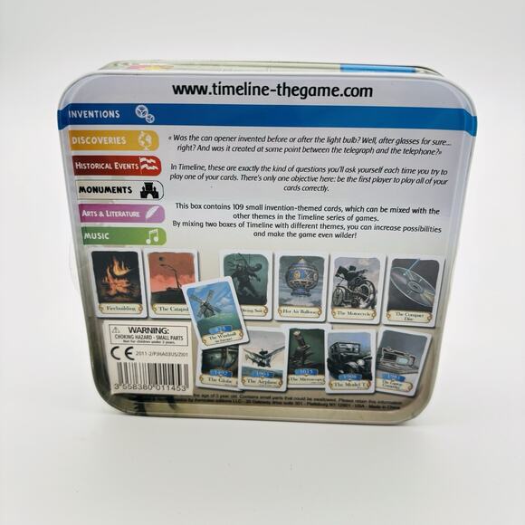 Timeline Inventions Card Game Asmodee Complete Frederick Henry 2017. Clean. - Picture 2 of 13